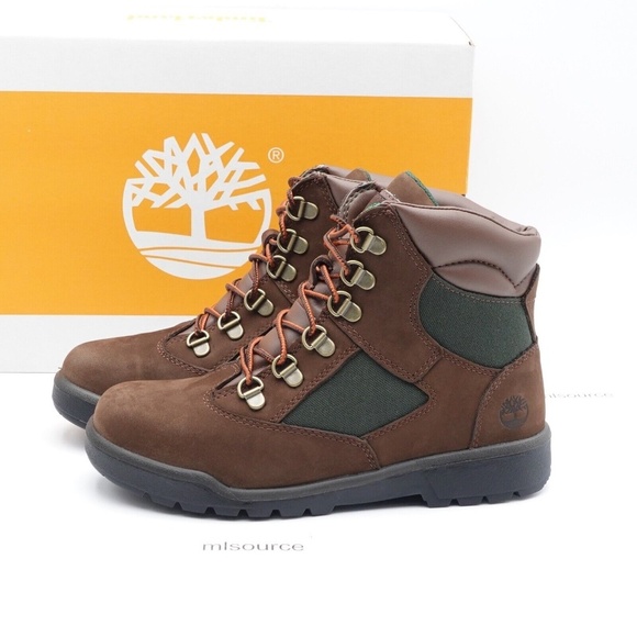NEW Timberland 6 Inch Field Boots TB-044992-214 Brown - Picture 1 of 8